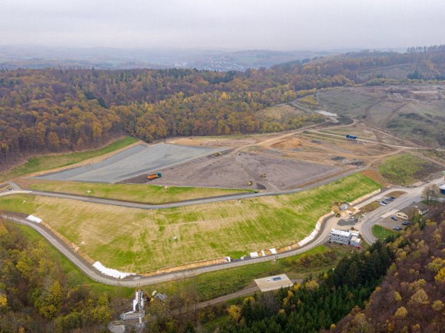 Übersicht Inertstoffdeponie Fludersbach